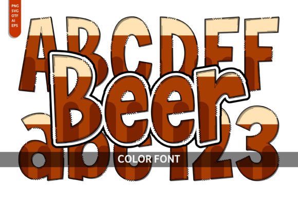 Beer: The Color Font for Playful, Artistic Design