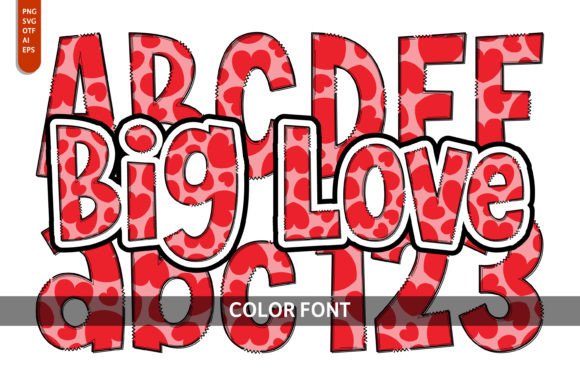 Big Love: The Color Font That Brings Joy to Your Designs