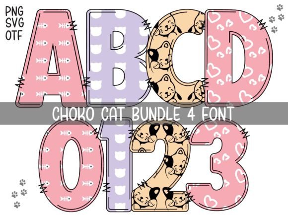 Choko Cat: A Playful Display Font for Creative Brands