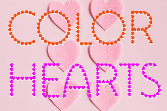 Color Hearts: A Unique SVG Font for Vibrant Design