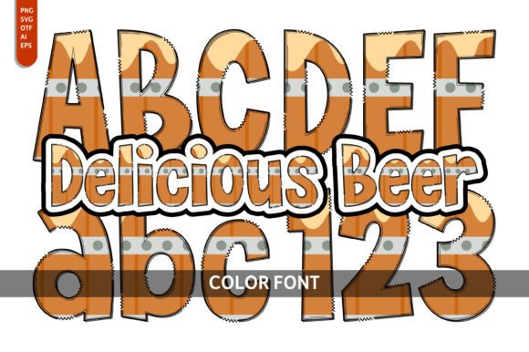 Delicious Beer: A Playful Color Font for Creative Projects