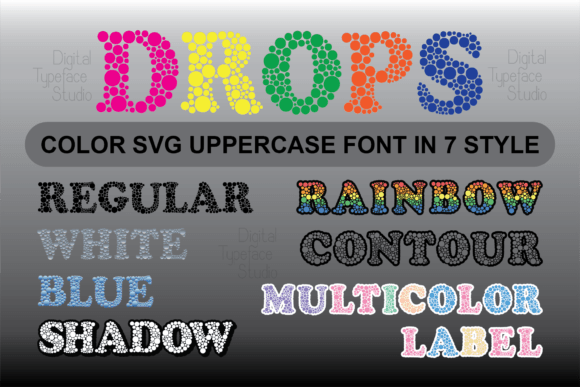 Drops Font: A Splash of Artistry for Creative Projects