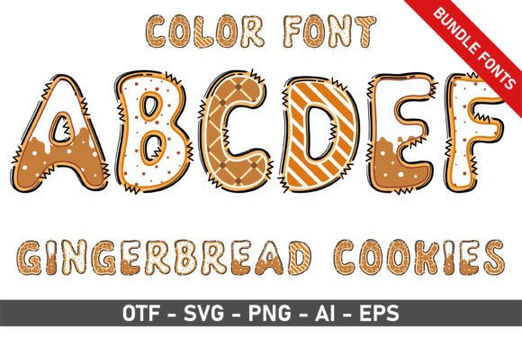 Gingerbread Cookies Bundle: A Sweet Design Asset