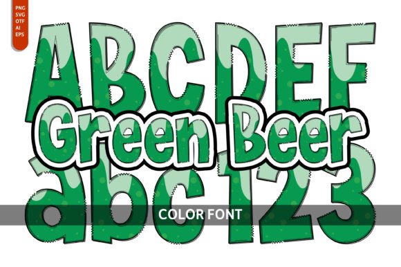 Green Beer: A Playful Color Font for Creative Projects