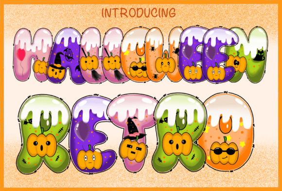 Halloween Retro: A Typeface That Brings Vintage Charm to Spooky Designs
