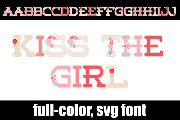 Kiss the Girl: A Floral Serif for Bold Branding