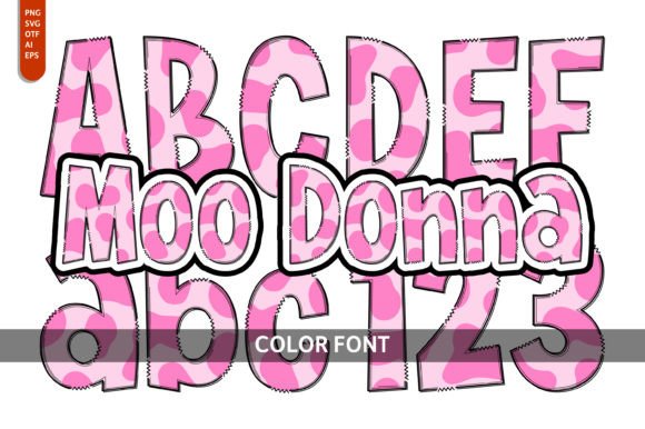 Moo Donna: A Playful Color Font for Creative Projects