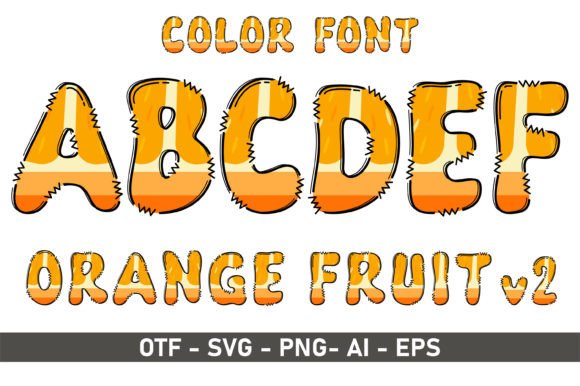 Orange V2: A Playful Display Font for Creative Projects