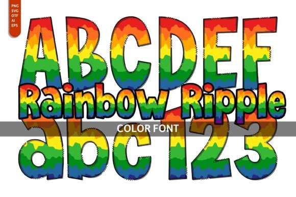 Rainbow Ripple: Adding Playful Energy to Your Creative Projects