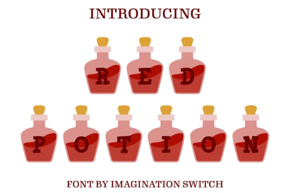 Red Potion: A Creative Font for Bold Visual Impact