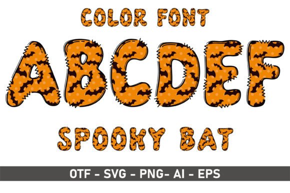 Spooky Bat: The Playful Display Font for Creative Projects
