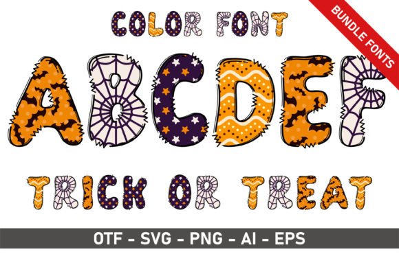 Trick or Treat Bundle: A Playful Font for Creative Projects